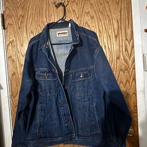 Wrangler Men's Dark Blue Denim Jacket